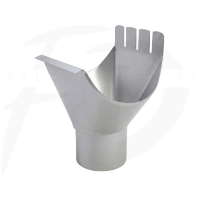 Lej spustowy sztucer stal Inguri 150/100 kolor srebrny metalik RAL 9006